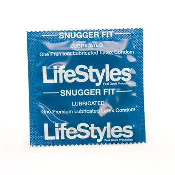 Lifestyles Snugger Fit Condoms. 