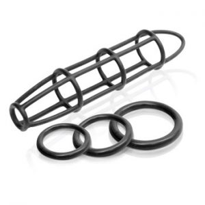 Silicone Penis Cage & Ring Set